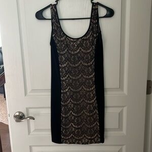 Small Black with Lace design mini cocktail dress, Windsor